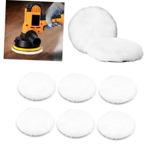 8 pcs 5 inch polishing Buffing Pads for Orbital 5″ polishing Pads Hook 5 inches