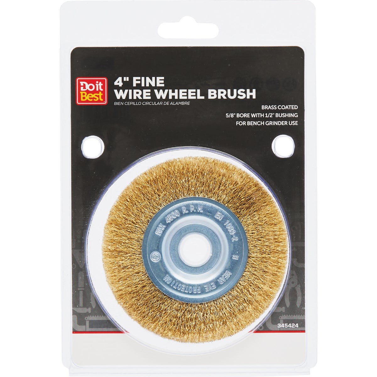 Do it Best 4 In. Fine Bench Grinder Wire Wheel 660 510-9009 SIM Supply, Inc. 660