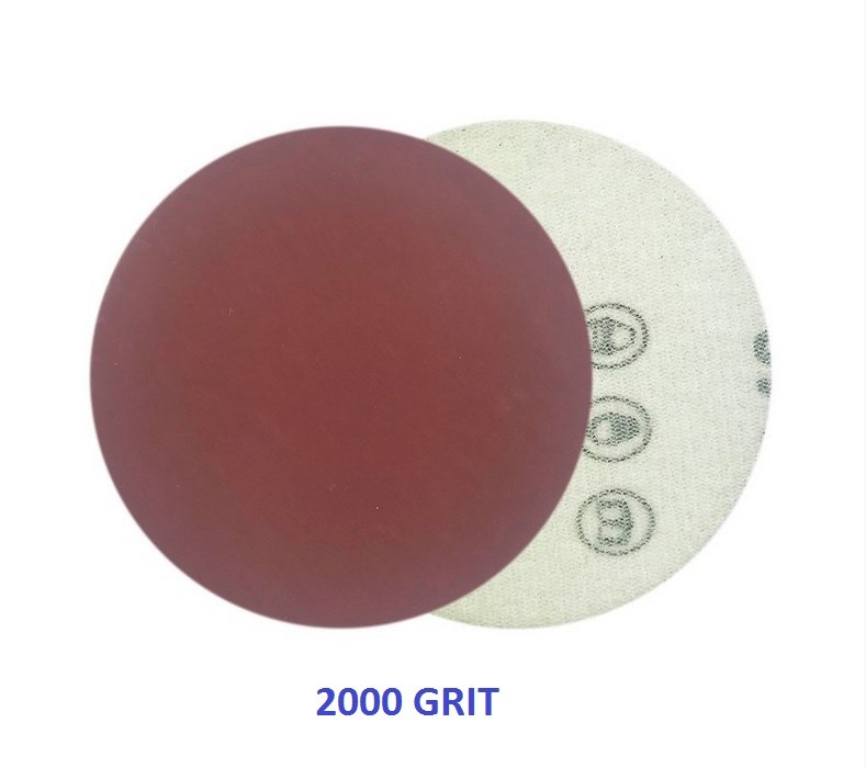25pcs Hook and Loop 3 Inch 1000 2000 3000 4000 5000Grit Sand Paper Sanding Discs