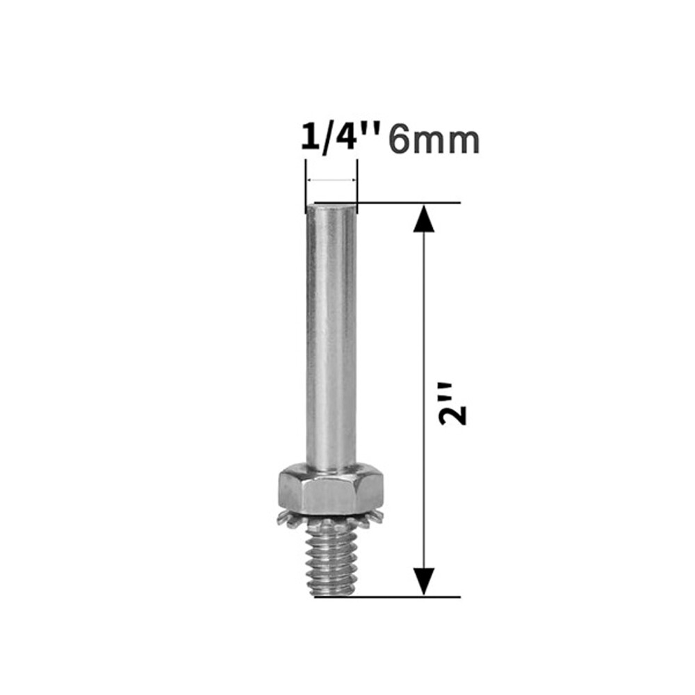 4PCS 1/4″ Shank Roll Lock 2″ Sanding Disc Pad Holder for Die Grinder Drill US