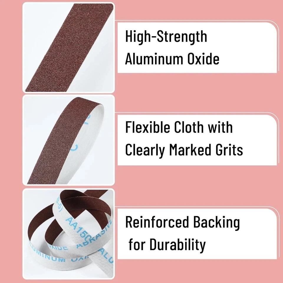 Emery Cloth Roll 1″ x 26 Ft 150/240/320/400/600 Grit Abrasive Sandpaper Roll