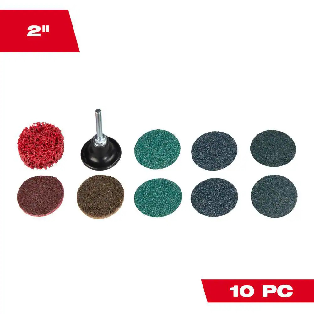 2 In. Quick Change Disc Kit – Sanding, Surface Conditioning and Paint Removal Di