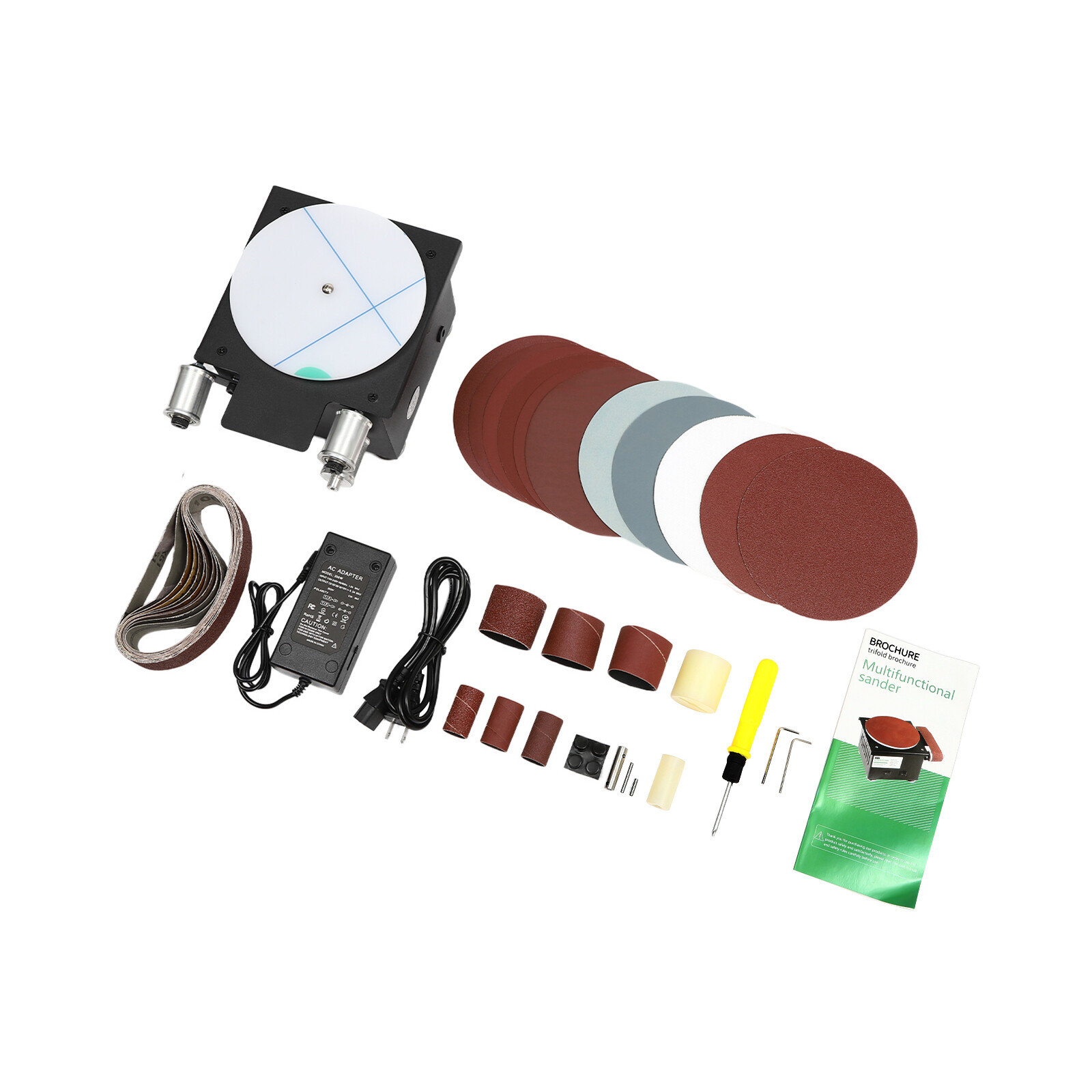 6inch Electric Disc Sander Machine Edge Sharpener Mini Bench Polisher Tools Kits
