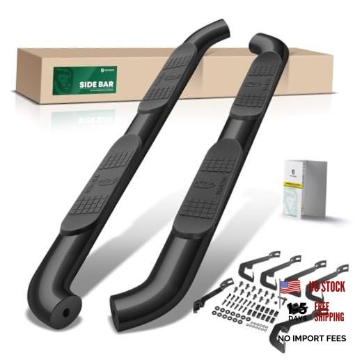4 Inch Running Boards for Chevy & GMC, Extended Cab/| Double Cab 4 Inches