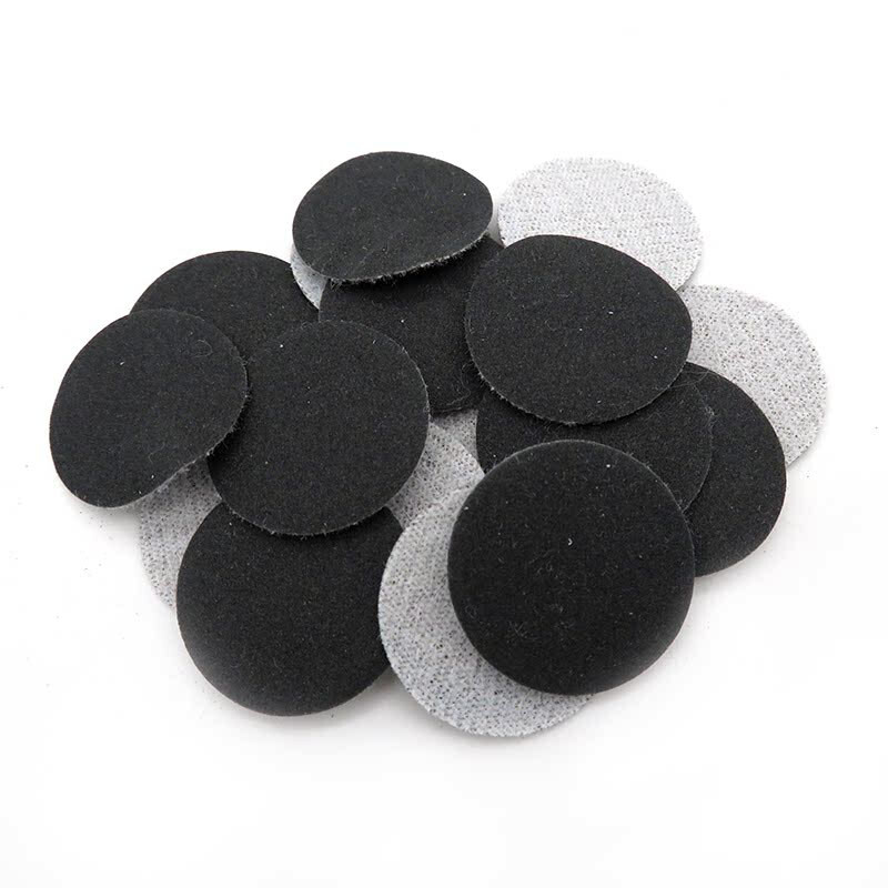 1-Inch Mini Flocking Disc Sandpaper 60-10000 Grit Hook And Loop Diameter 25mm