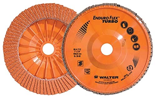 Walter 10 Grit 36/60 5/8-11 Inches 06A452 4-1/2 Inches Threaded Hole 13300 RPM