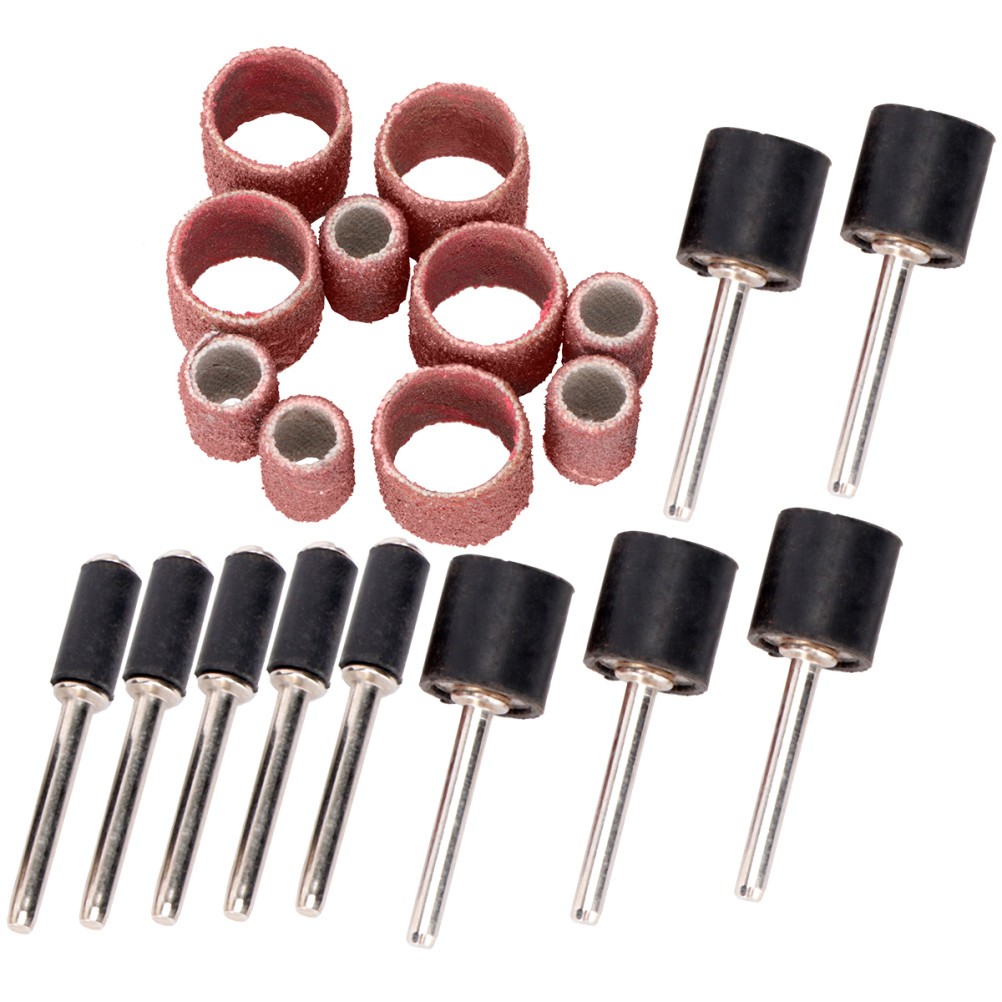 20 Pcs Automotive Sandpaper Rotary Tool Polishing Kit Grinder Sanding