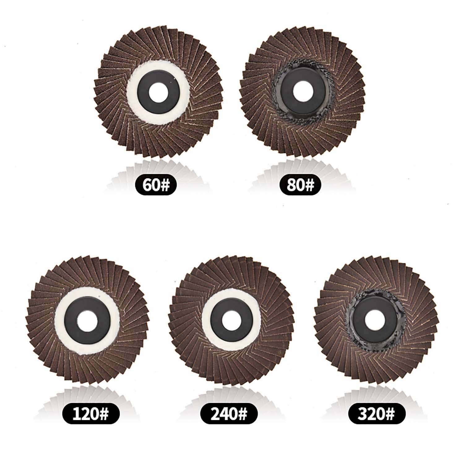 4 Inch 60 80 120 240 320 Grit Flap Disc Angle Grinder Sanding Grinding Wheels
