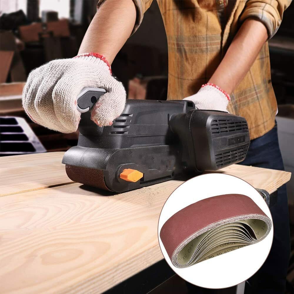 20Pack 3″ x 18″ Sanding Belt 40 60 80 120 150 240 400 Grit Belt Sander Sandpaper