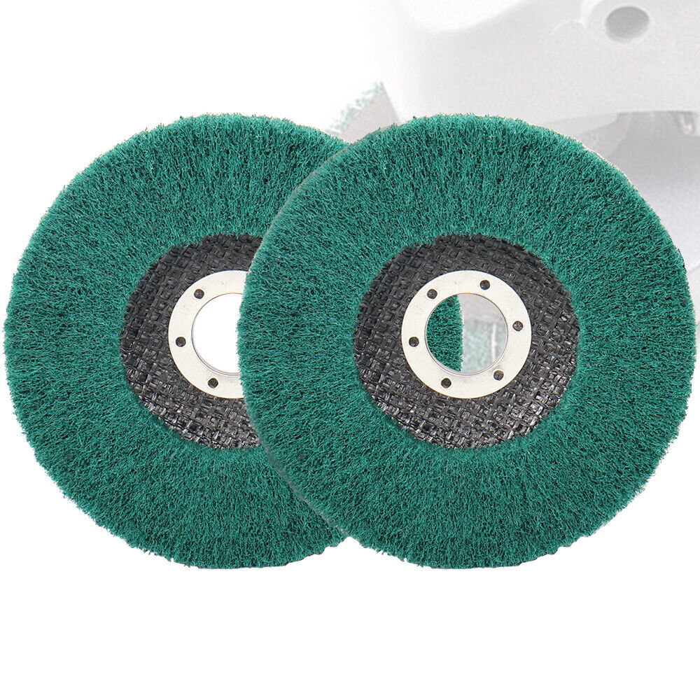 4.5″ Nylon Fiber Flap Polishing Wheel Buffing Disc 120-320Grit for Angle Grinder