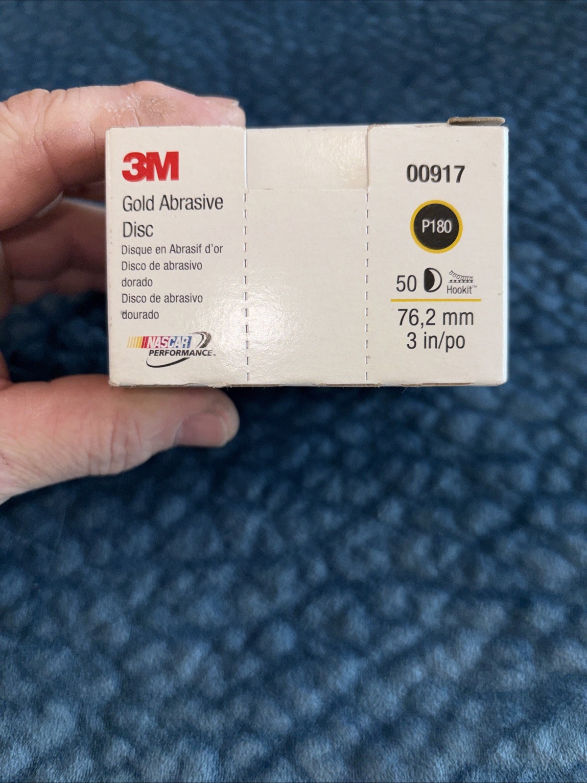 3M Gold Abrasive Disc 180 Grit 3 Inch 50 Count (A2 196)