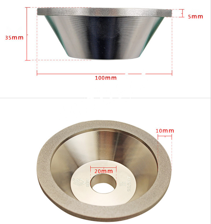 Diamond Grinding Wheels Alloy Tools Grinding Cup Wheel For Grinding Machine Tool