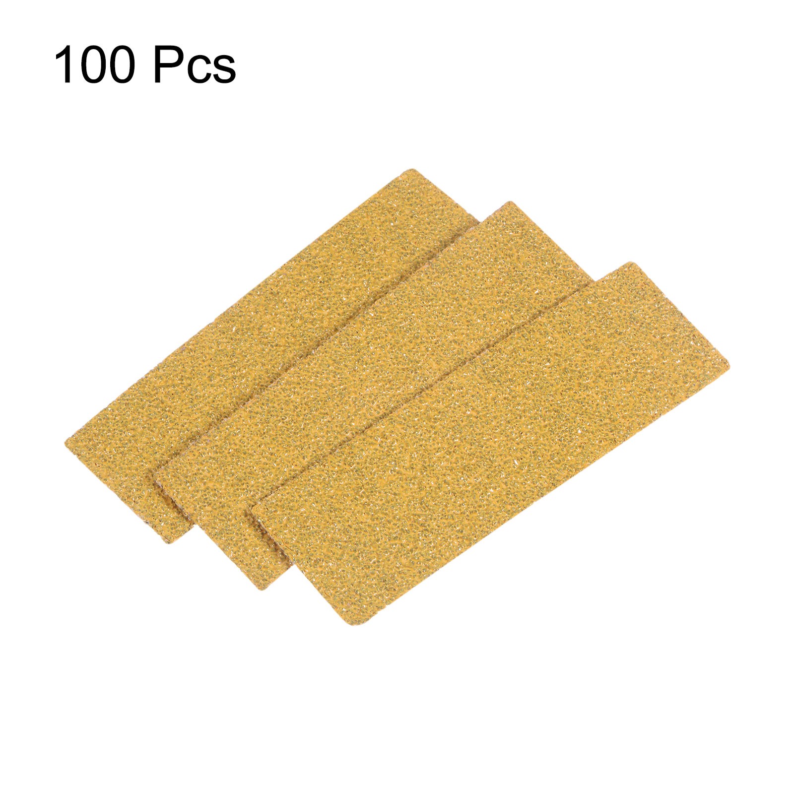 100pcs Micro Detail Sander Paper 40 Grit 3.5 x 1.2 Inch Finger Sander Sandpapers