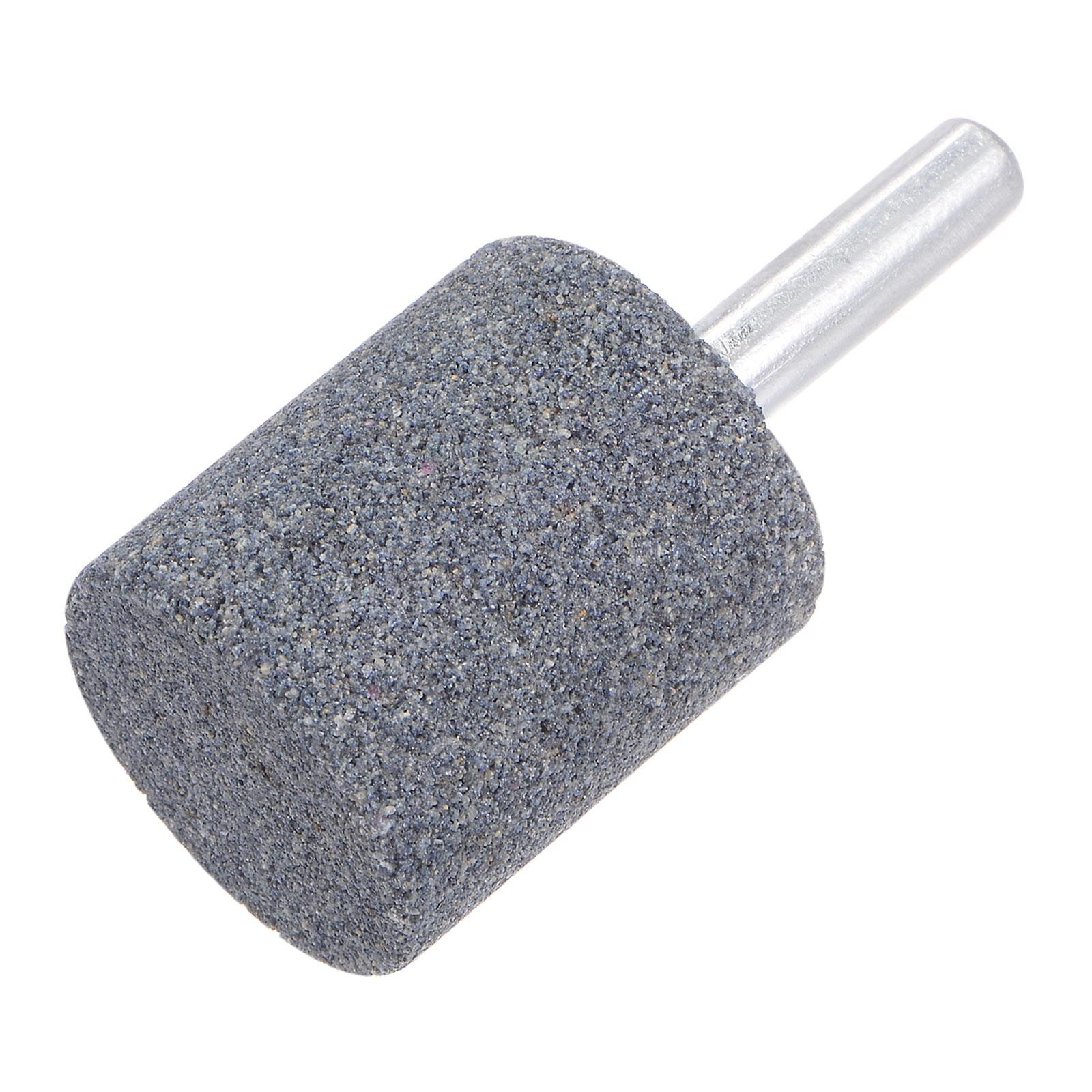 5pcs Abrasive Mounted Stone 1/4″ Shank 1″ Dia Cylindrical Corundum Grinding Head