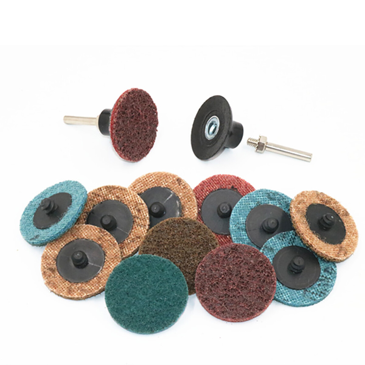 75mm 3″ Type R Roll Lock Quick Change Discs Die Grinder Sanding Pads 150 240 400