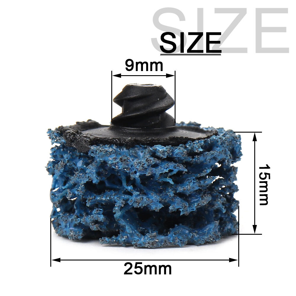 Roll Strip Clean Discs Paint Rust Removal Abrasive 1 Inch Tool Silicon Carbide