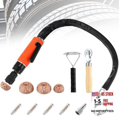 Air Tire Repair Polish Patch Tools Tire Repair Set Include 2500rpm Low Speed