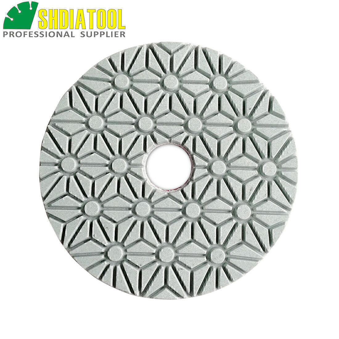 SHDIATOOL 10sets 4inch Flexible 3 Steps Diamond Polishing Pads Wet Sanding Discs