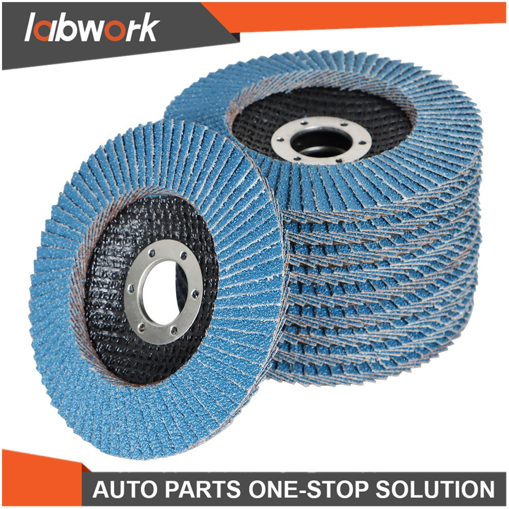 Labwork 4-1/2” x 7/8” Flap Discs T29 Premium Zirconia Sanding Grinding Discs