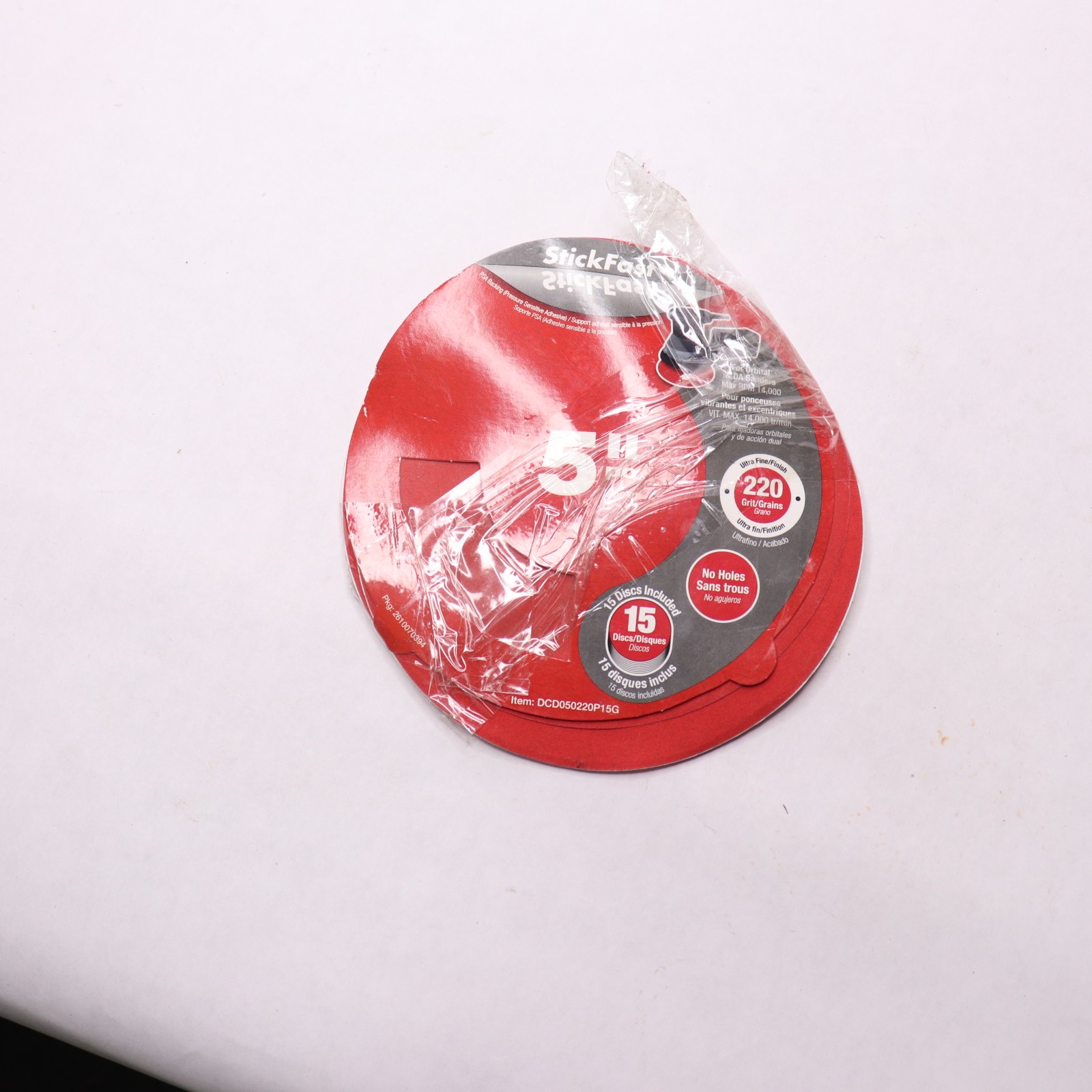 (12-Pk) Diablo ROS StickFast Sanding Discs 220 Grit DCD050220P15G