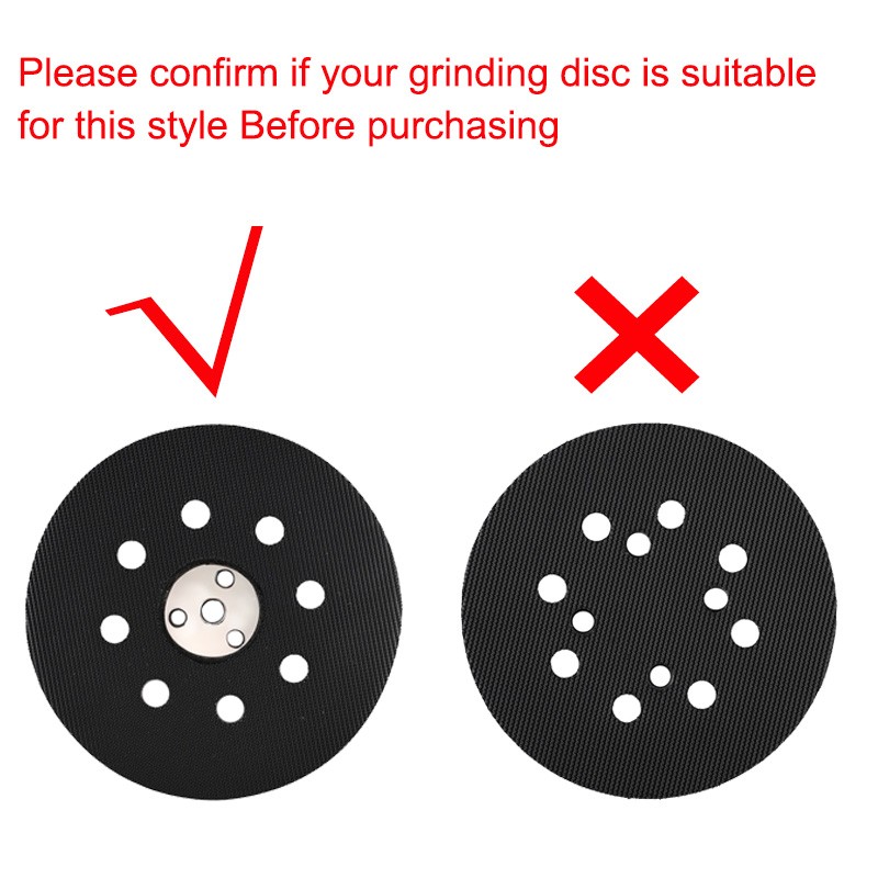 5″ Backing Pad Sanding Disc for Bosch 125 mm, PEX 12 A / AE, PEX 400 A / AE
