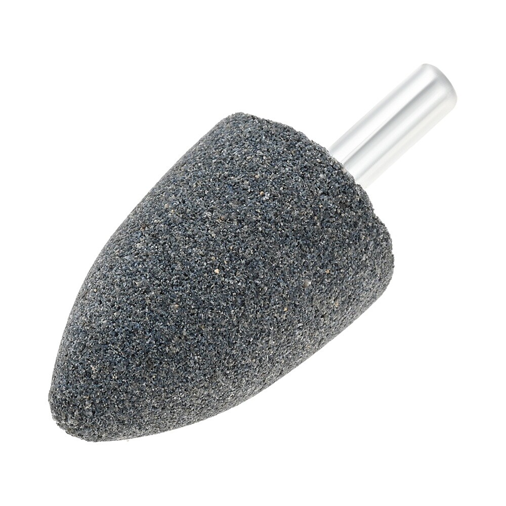 10PC Cone Shape Grinding Stones25mm Aluminium Oxide Fit Electric Rotary Tool