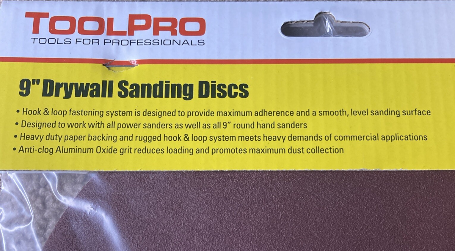 🔥9 in.(5 Pack)New 120 Grit Hook and Loop Sanding Disk 360 Sander