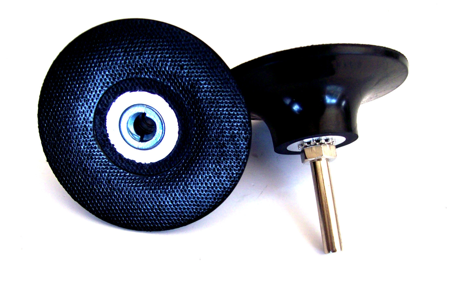 2 GOLIATH INDUSTRIAL 3″ TYPE R DISC HOLDER MANDRELS ROLL LOCK TWIST ON SANDING