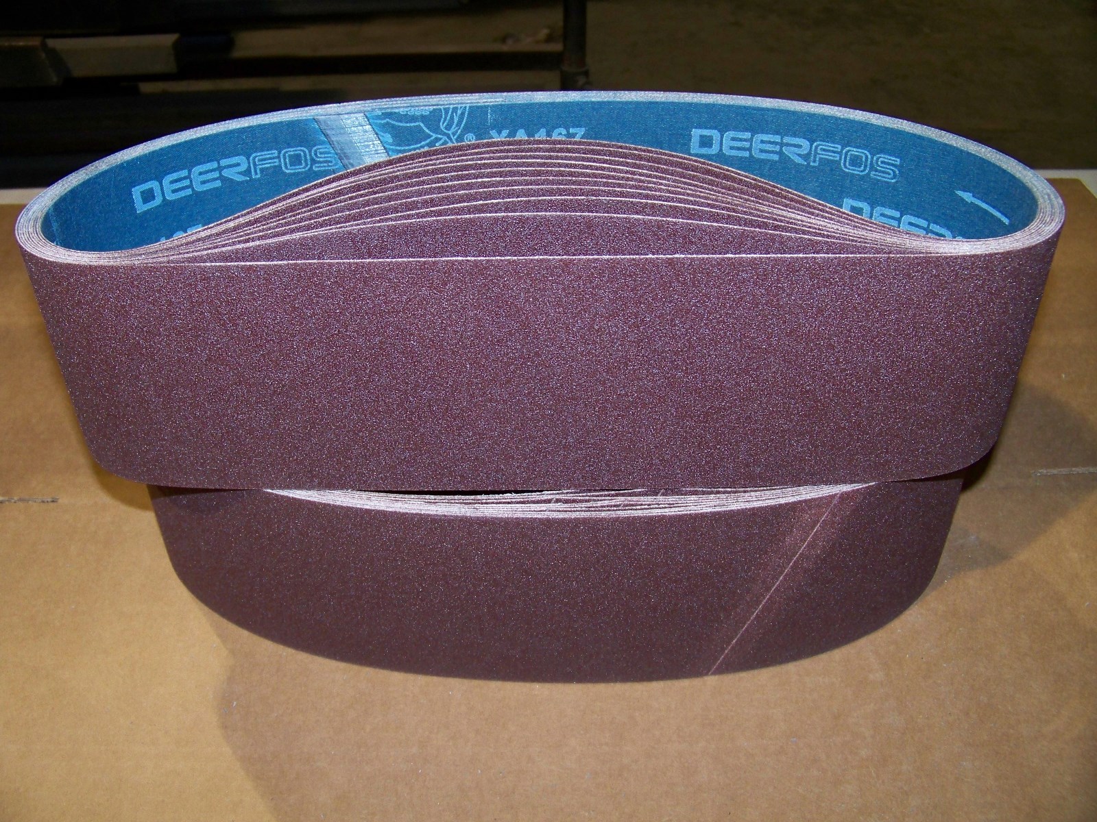 PREMIUM A/O, X-WEIGHT SANDING BELTS 4″ X 36″, 10 – PACK, 50-GRIT