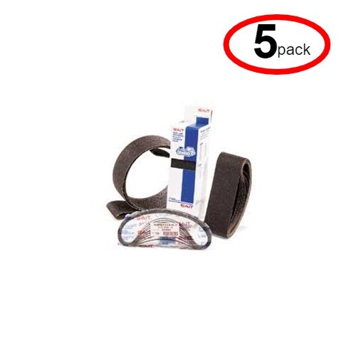 Sait 55355 3″x 24″ 80g sanding belt – (5Pack)