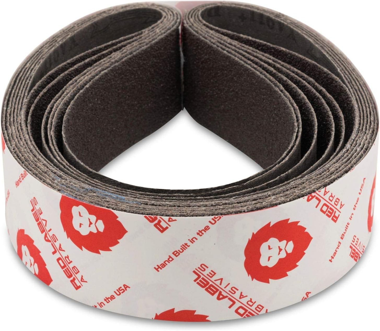 Red Label Abrasives 2 X 48 Inch 80 Grit Aluminum Oxide Metal Sanding 80