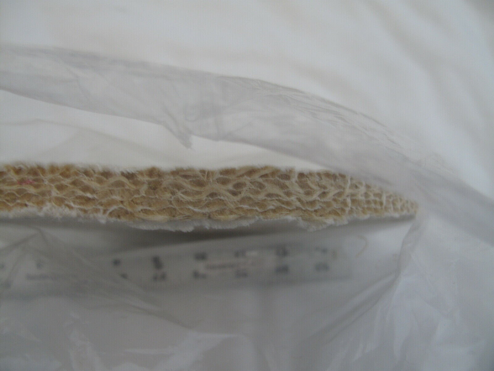 (1) NEW 8″ Sewn Buffing Polishing Wheel – 3/8″ Thick — Stiff / Firm, Woven(?)