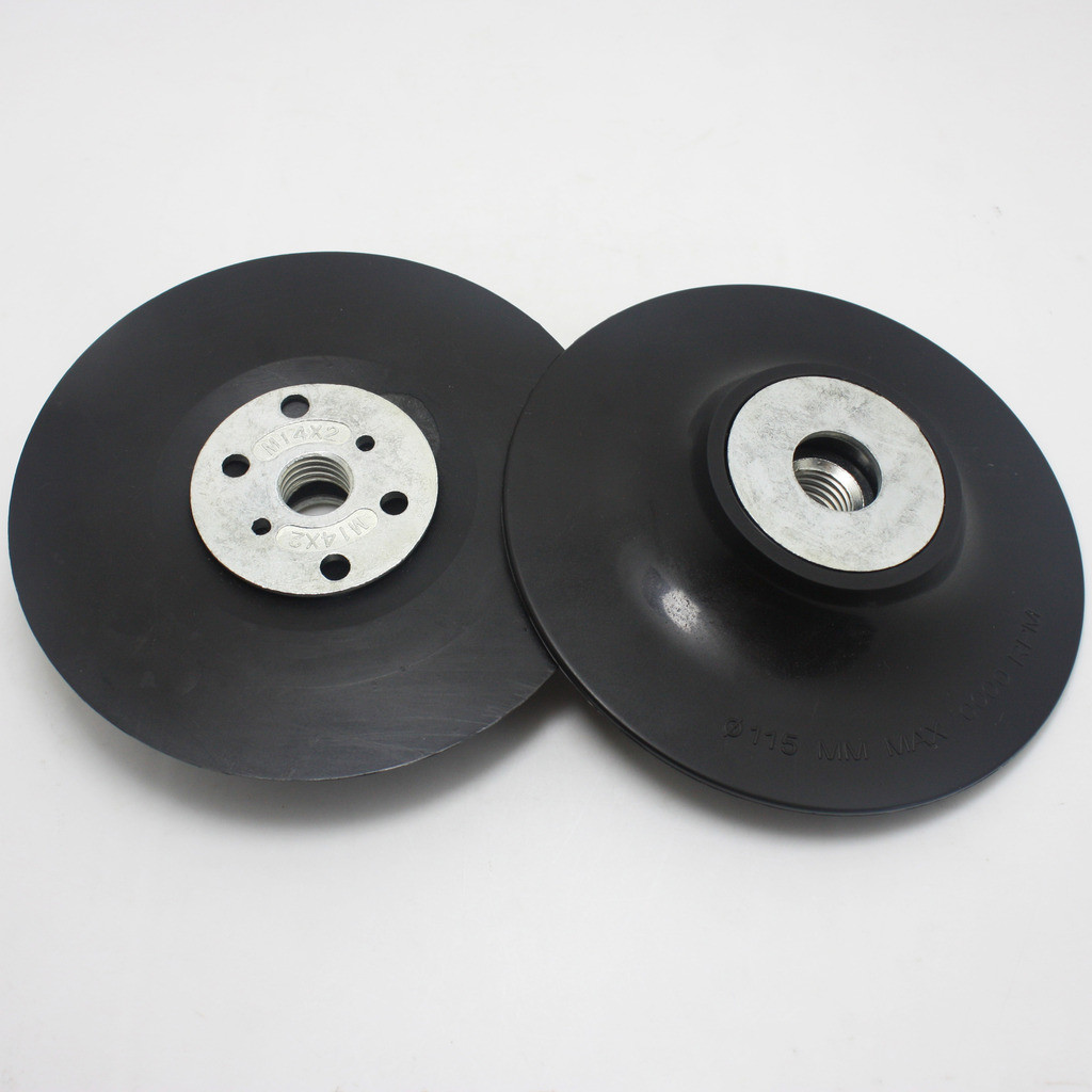 M14 Thread 115mm Plastic Backing Disc Pad, For 4 1/2″ Angle Grinder Sander Fibre
