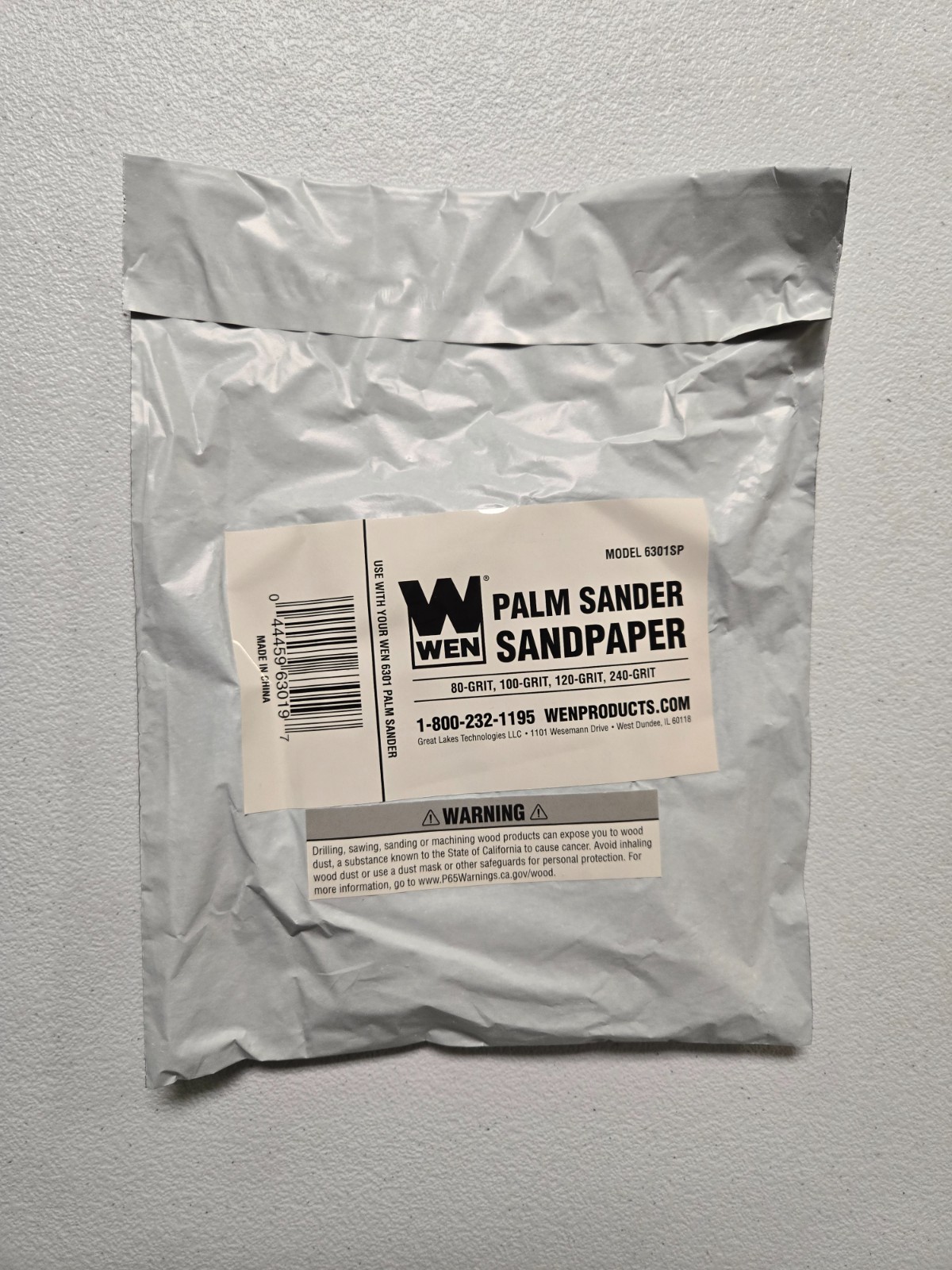 WEN 4 PACKS 6301SP Palm Sander Sandpaper 12 Pack Assorted 80, 100, 120 Grit