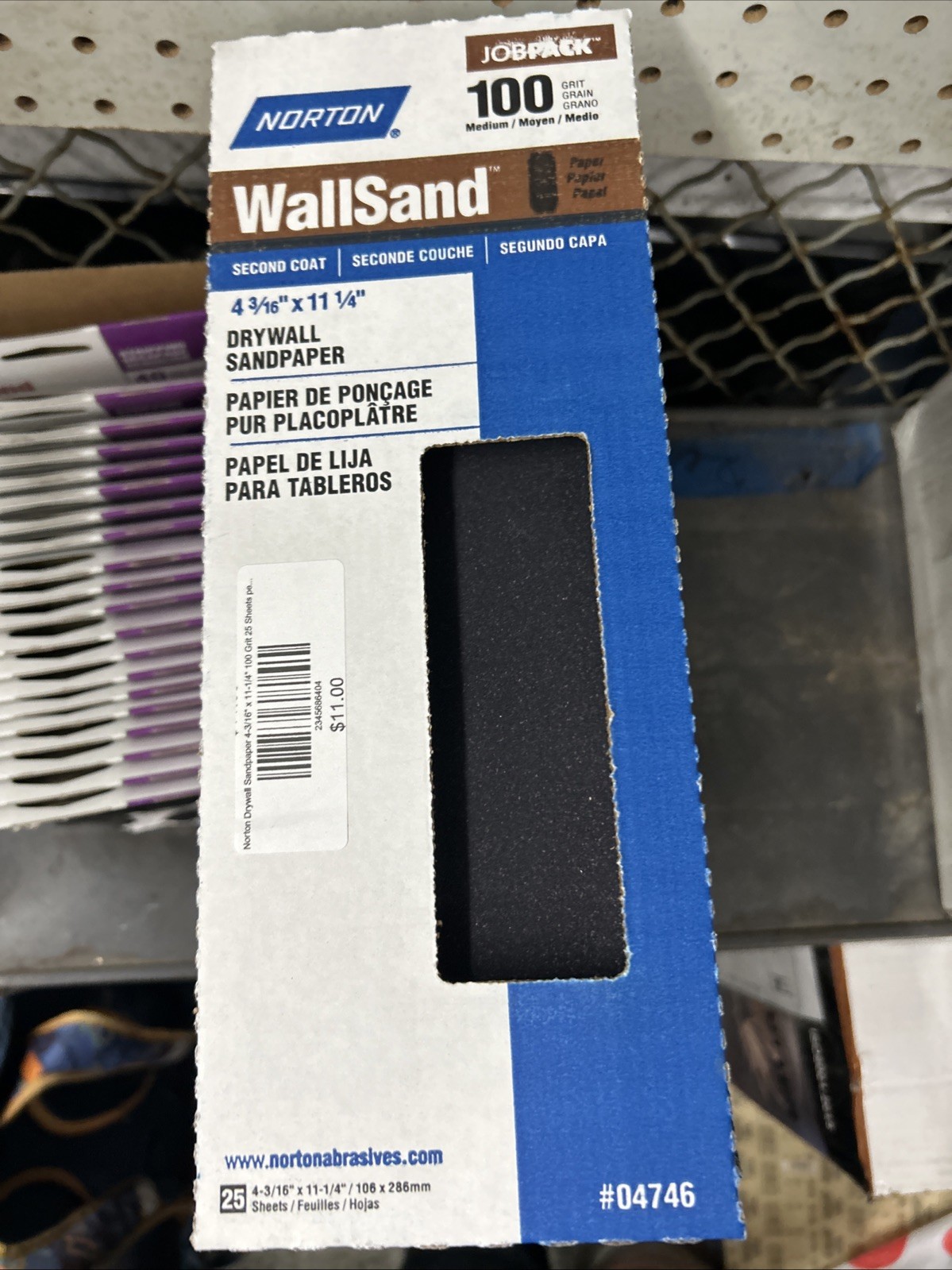 Norton Wallsand 4-3/16”x11-1/4” 100 Grit
