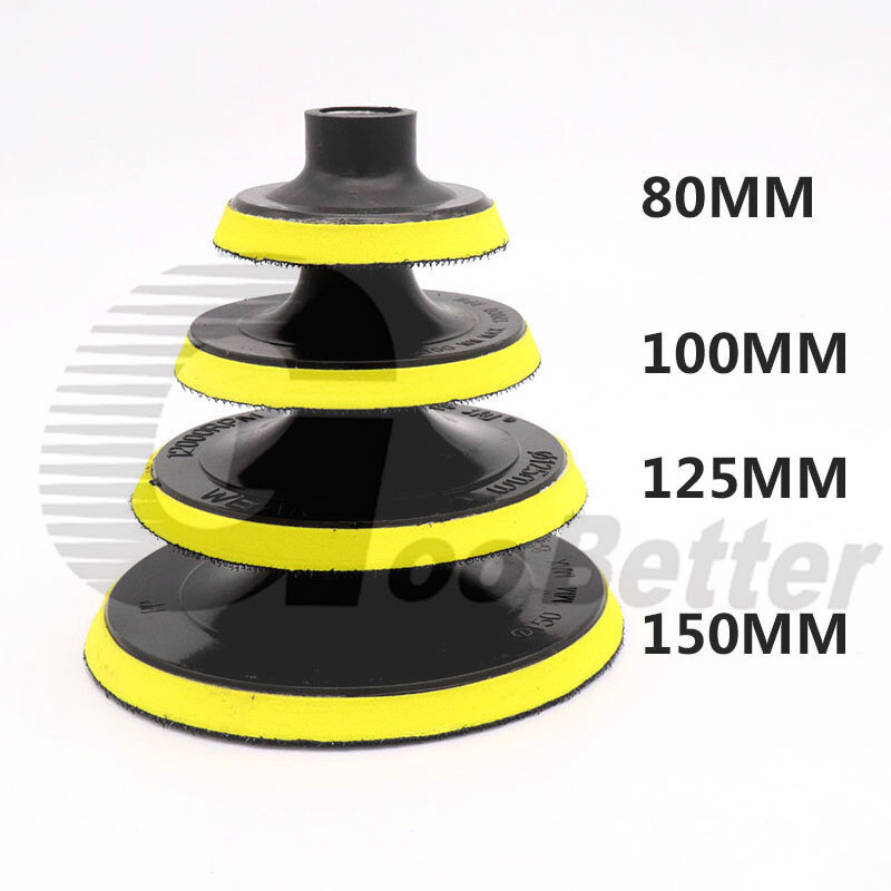 100-180mm Hook & Loop Backing Pads For Angle Grinder Polishing Buffing Sand Disc