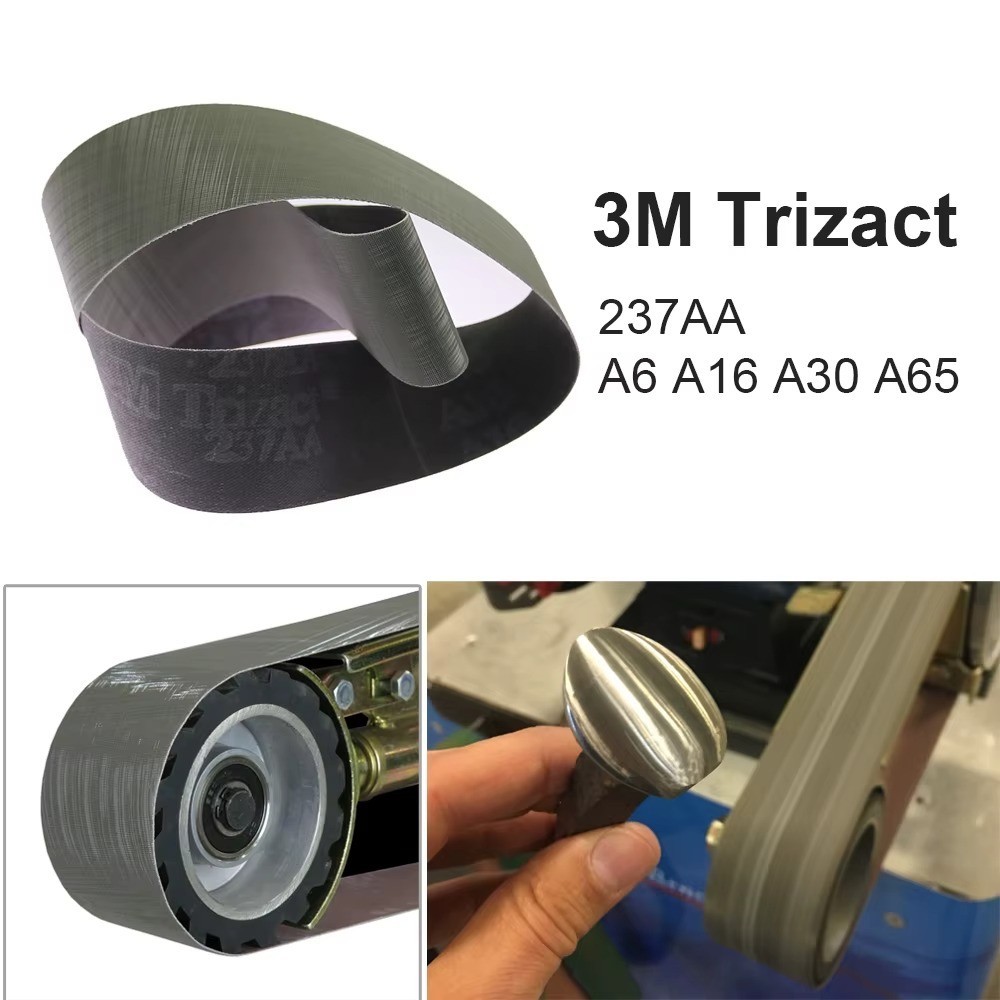 6 Pcs 1220/2000x50mm Sanding Belt Stainless Steel Polishing A3 A5 A6 A16 A30 A65