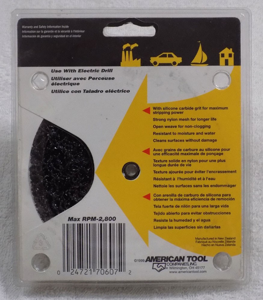 IRWIN FACE-OFF CARBIDE GRIT 5″ WHEEL PAINT RUST GRAFFITI REMOVER * NEW * SEALED