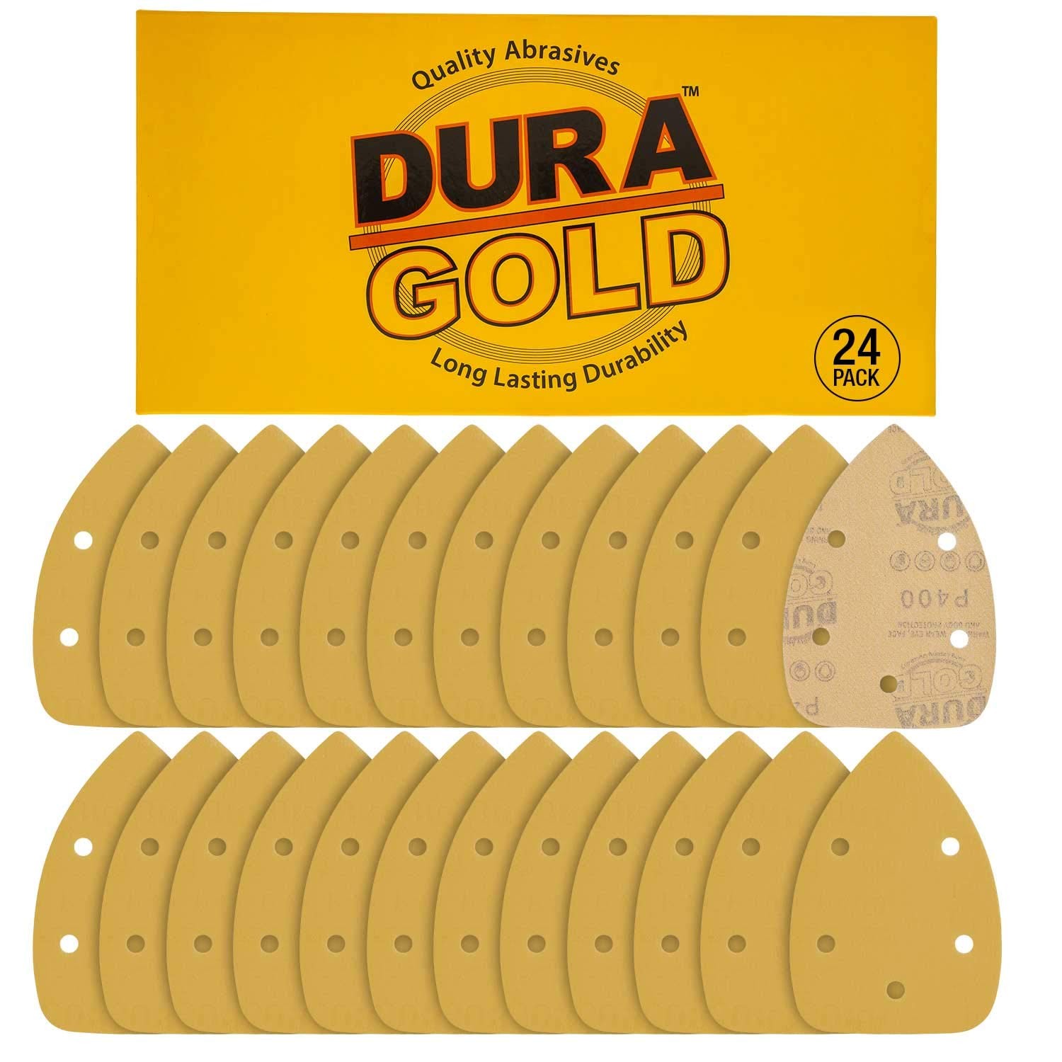 Dura-Gold Premium Mouse Detail Sander Sandpaper Sanding 400-Grit, brown