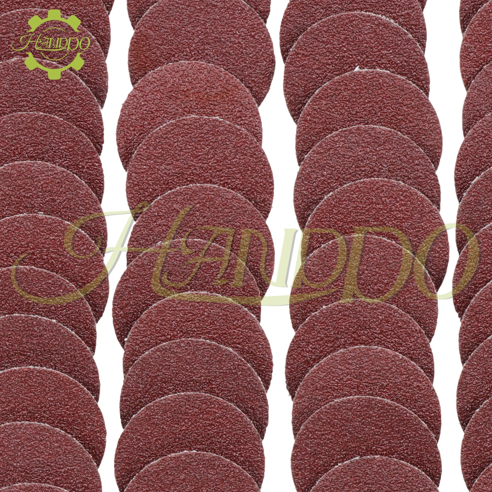 (150 Pc) 2 Inch Sanding Discs 60 Grit Medium Twist lock Die Grinder Sanding Disc