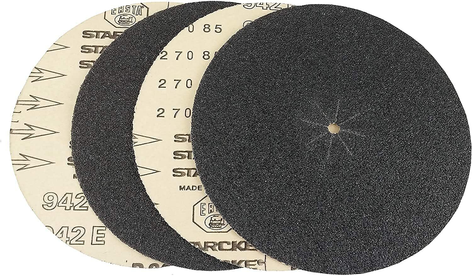 Starcke Premium 16 Inch Slotted Edger Floor Sanding Discs 8 Slots 2″ Hole