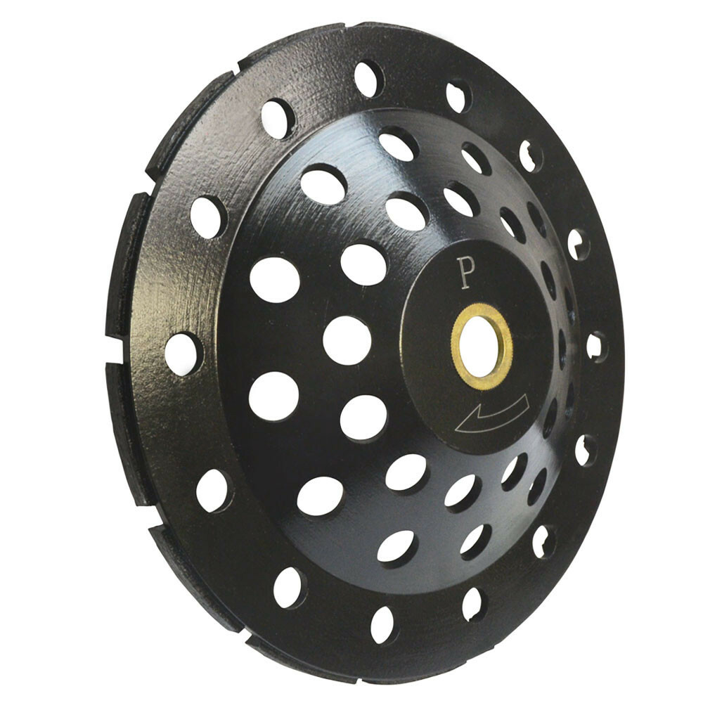 7 inch Diameter T Segment Grinding Diamond Cup Wheel 7/8”-5/8” Arbor