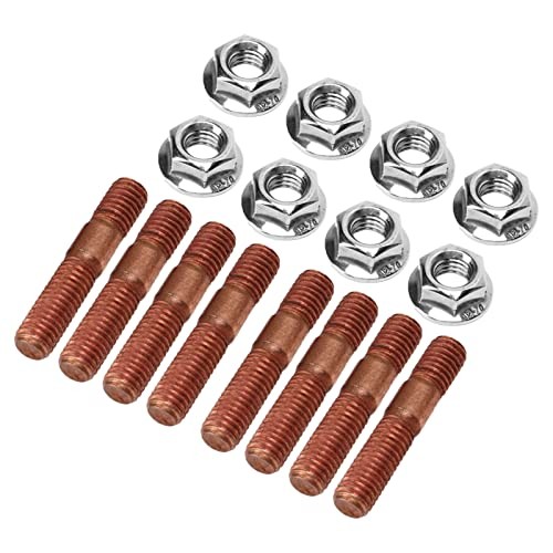 M8 1.25 Threaded Turbo Stud Kit, 8mm Impact Proof Metal Alloy Machined