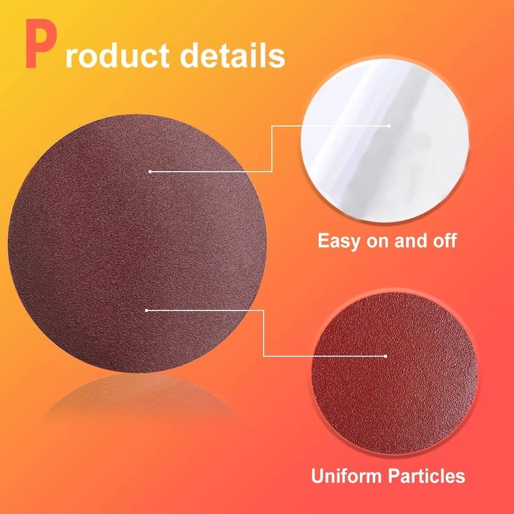 PSA Sanding Discs, 10 Inch Self Stick Adhesive Back Aluminum Oxide Sandpaper, 80