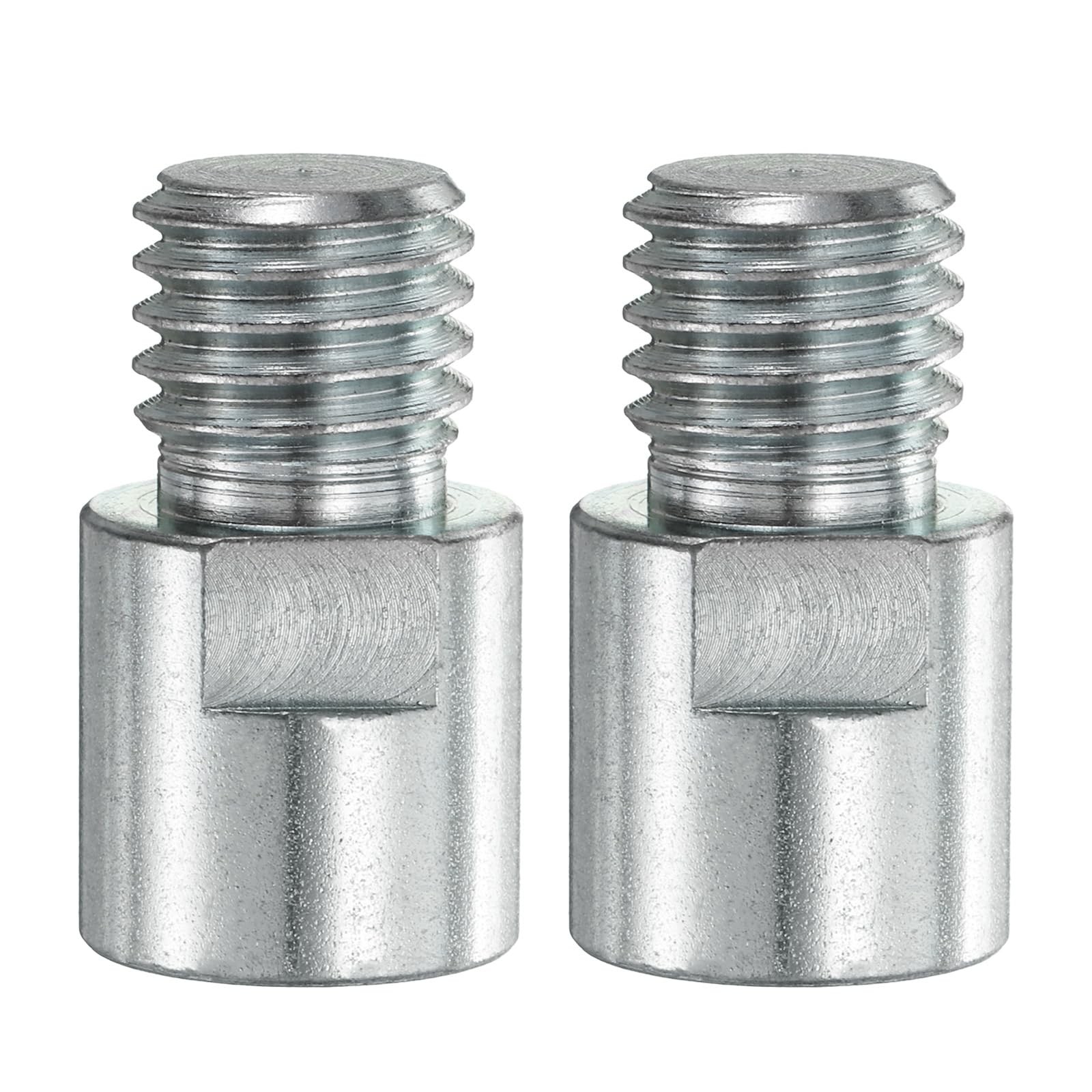 HARFINGTON 2pcs M14 Female to 5/8″-11 Male Adapter Polisher Adaptor Silver