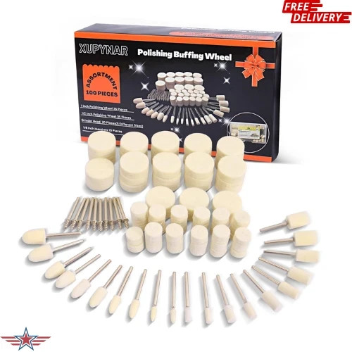 100PCS Polishing Buffing Wheel for Dremel Polishing Kit, Polishing Wheel for Dre