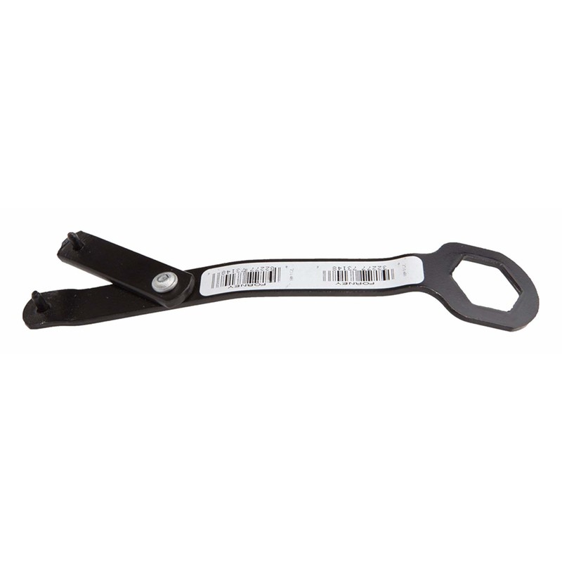 Forney 73148 Black Adjustable Spanner Wrench for Sanding Pad Nuts 5/8 in.-11