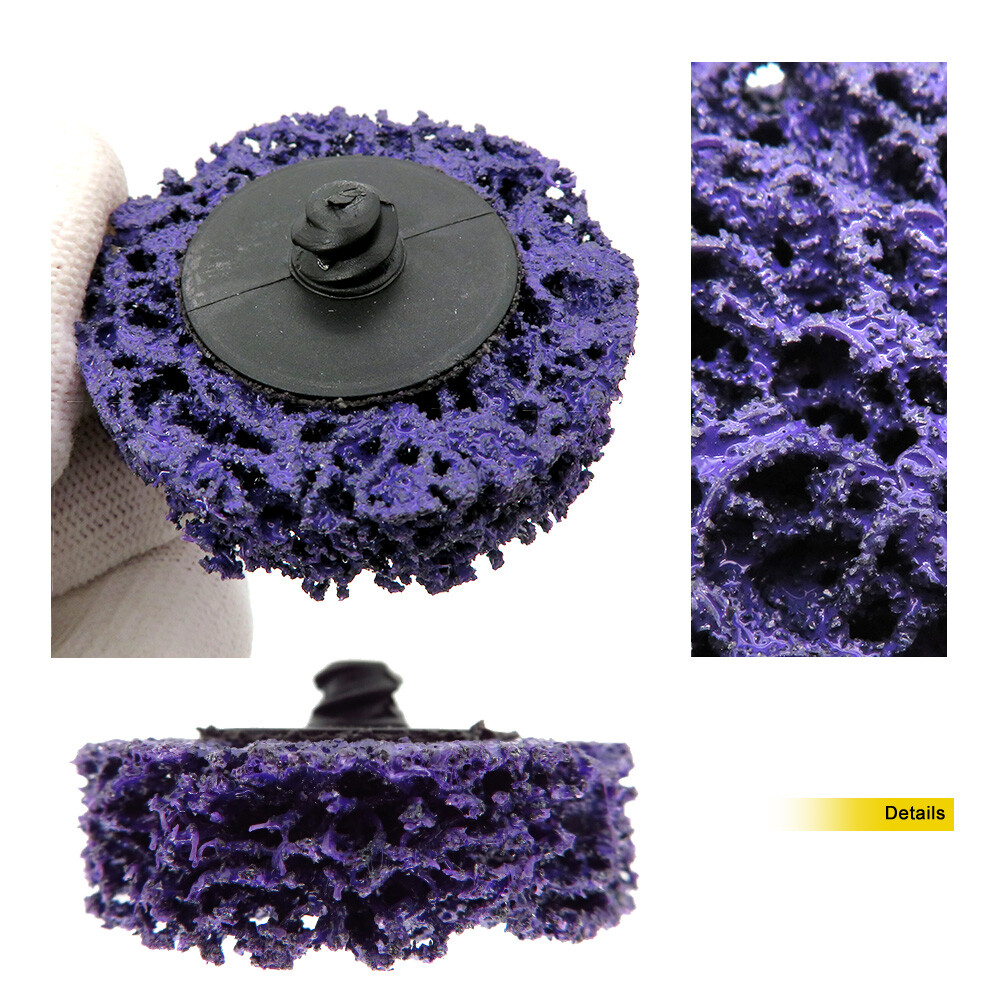2 Inch 50mm Purple Diamond Sanding Discs Roll Lock Grinding Disc Polishing Wheel