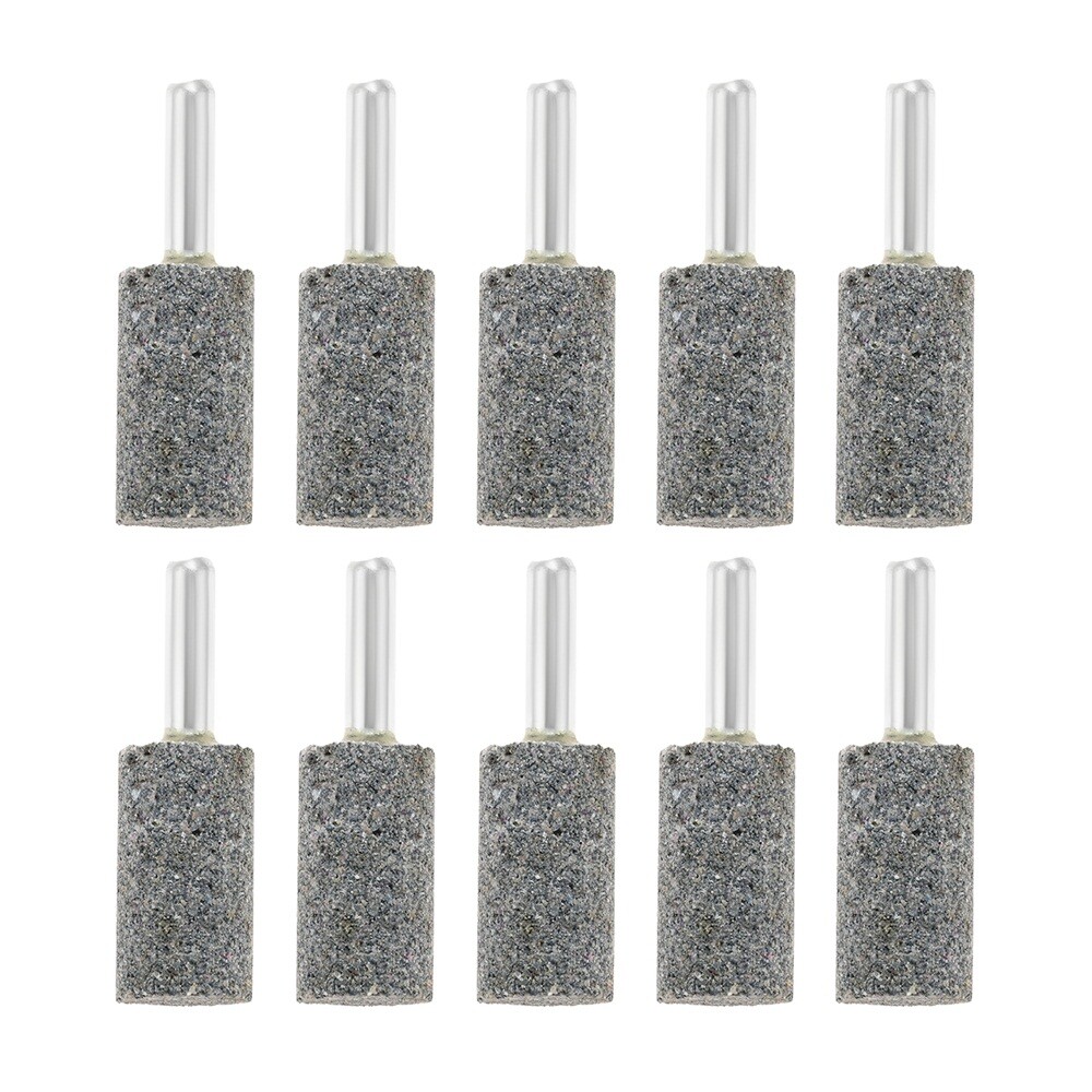 10 Pack Cylindrical Grinding Stone 16mm Use For Rough Grinding Of Ordinary Steel