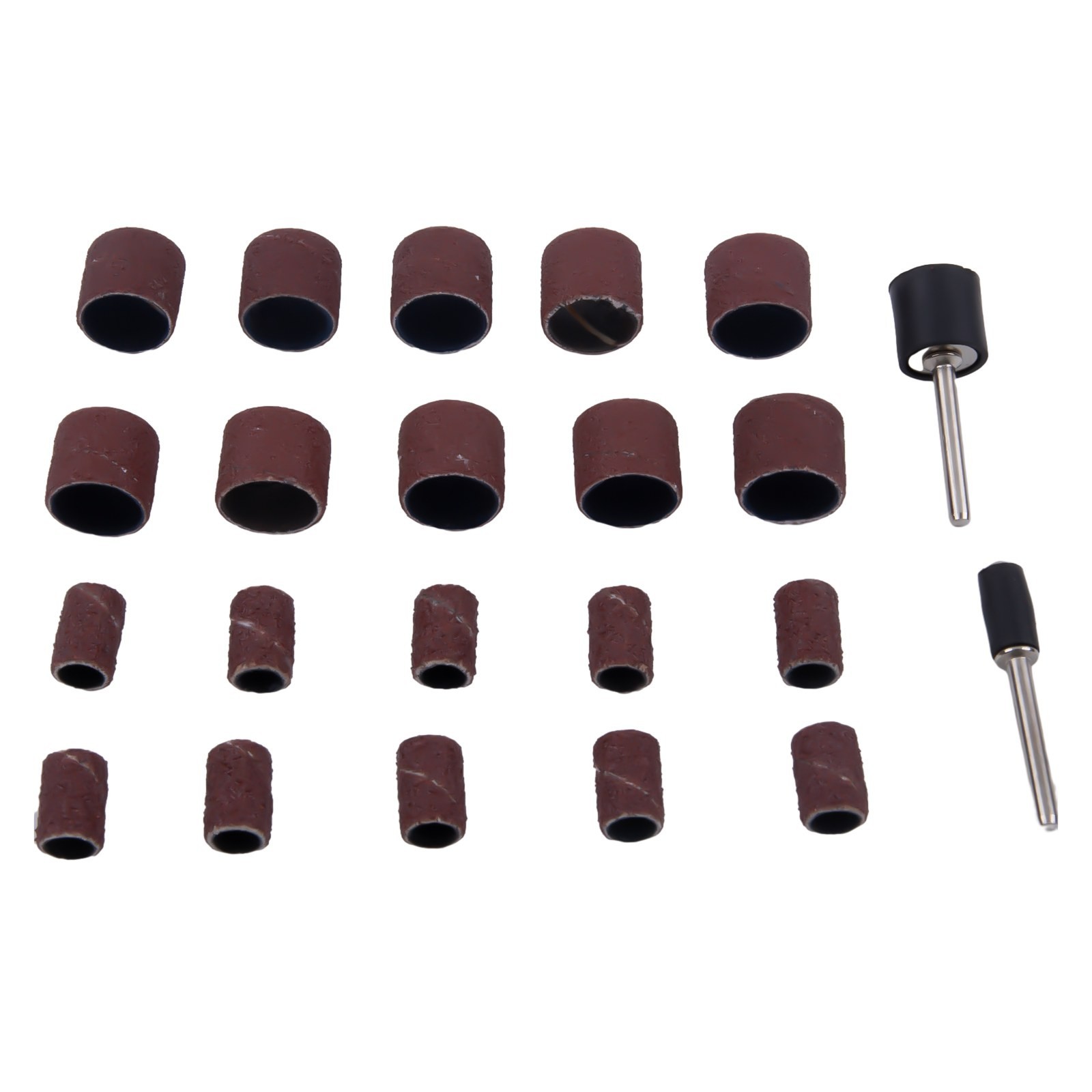 22Pcs Sanding Ring With Rod Abrasive Rotary Tool Kit Sanding Drum Grinding Head